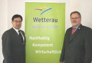 Betriebsleiter Kurt P. Schäfer mit seinem neuen Stellvertreter Uwe Schmittberger